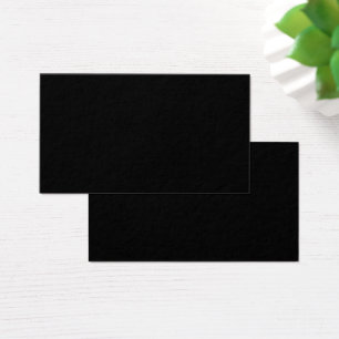 Élégance noire de luxe   Cartes de profil premium