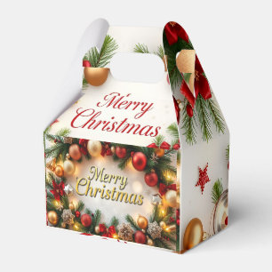 Elegance of Christmas: A Festive Celebration Favor Box