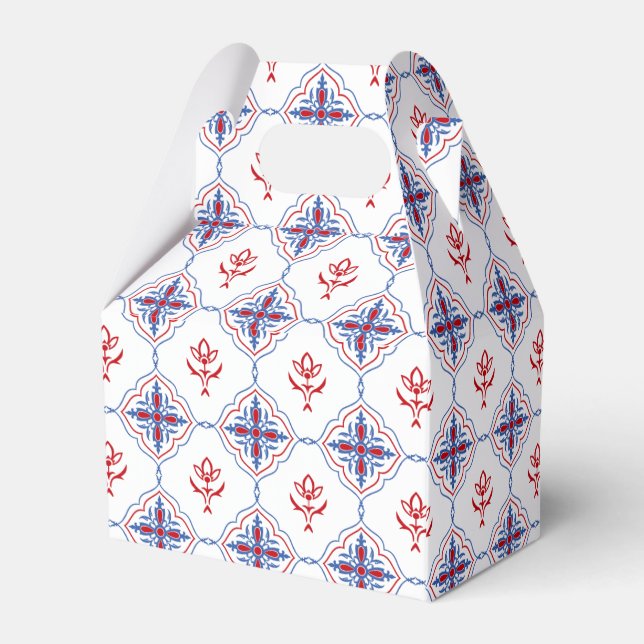 Elegance pattern favor box (Back Side)