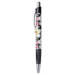 Elegance pattern with narcissus flowers pen