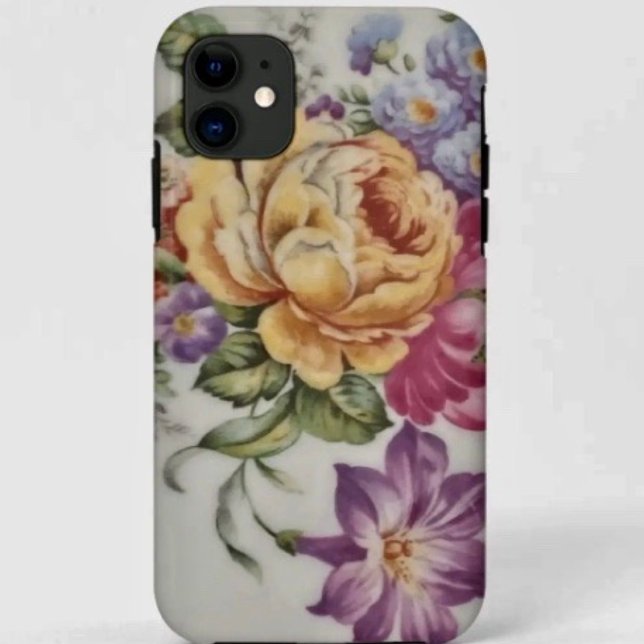 Elegance: Porcelain-Inspired Floral Phone case  (Creator Uploaded)