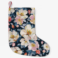 Elegance seamless pattern with blossoming apple tr
