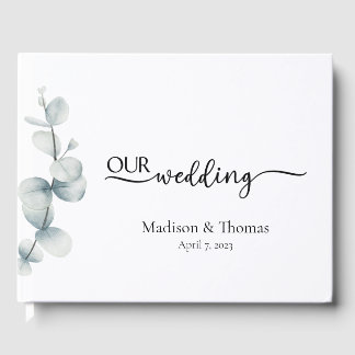 Élégance Simple - Eucalyptus - Livre d'or