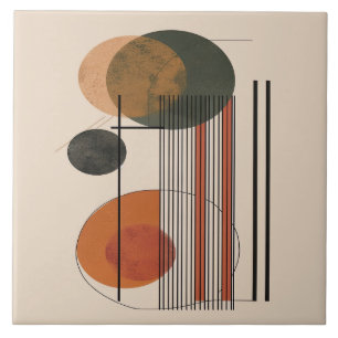 Elegance Simplicity Mid-Century Geometric Mastery Tile