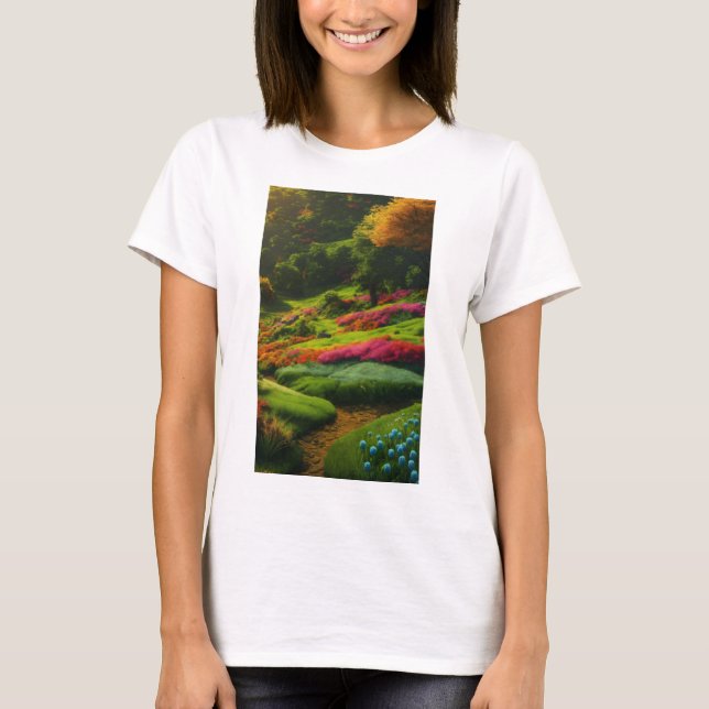 Elégance terrestre : T-shirts inspirés de la natur (Devant)