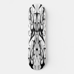 Elegance Tribal Tattoo Digital Collage Skateboard