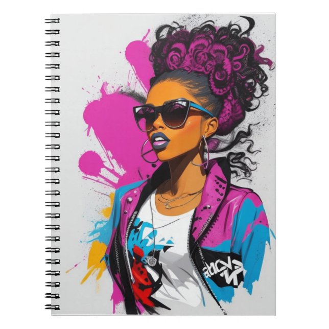 Elegance  Vintage Beauty Notebook (Front)