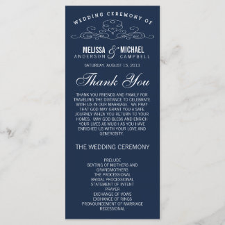 ÉLÉGANCE vintage | PROGRAMME DE MARIAGE