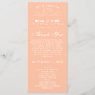 ÉLÉGANCE vintage | PROGRAMME DE MARIAGE