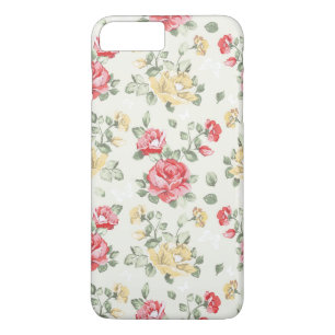 Elegance wallpaper pattern of pink roses iPhone 8 plus/7 plus case