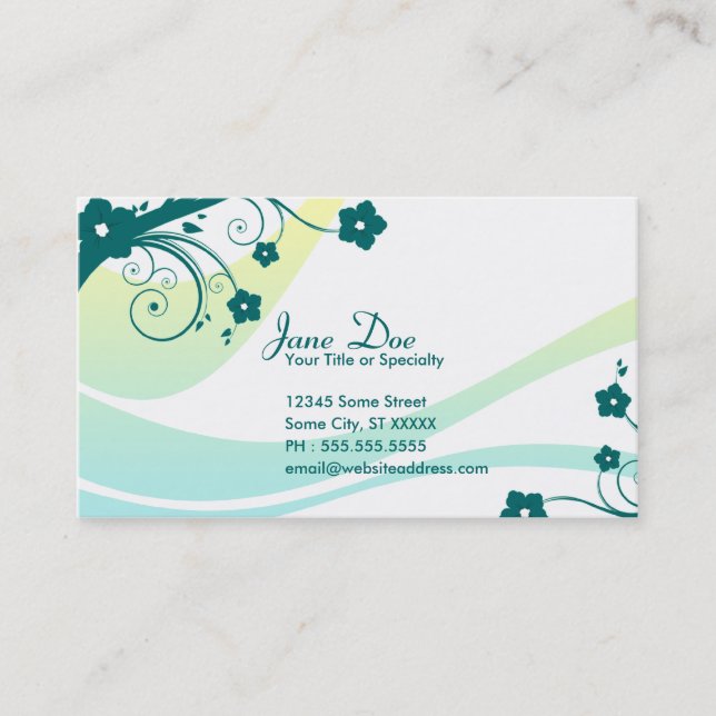 eleganceEssentials Business Card (Front)