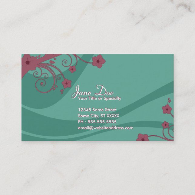 eleganceEssentials Business Card (Front)