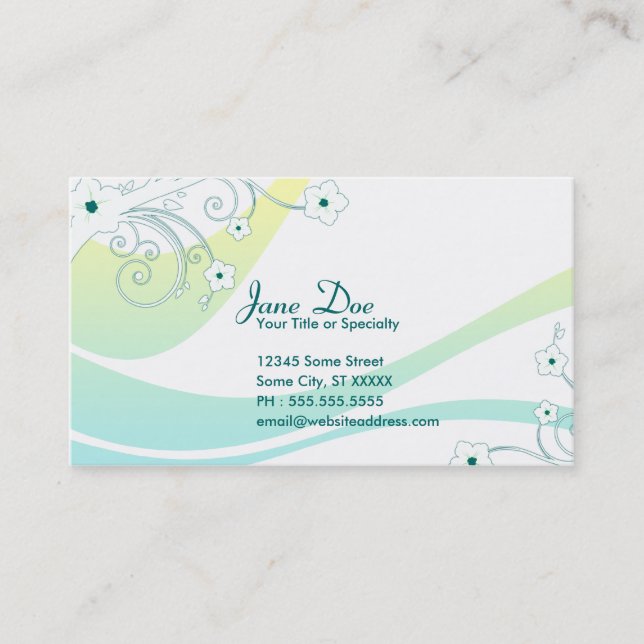 eleganceEssentials Business Card (Front)