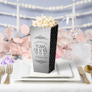 Elegant 11th Steel Wedding Anniversary Favor Box