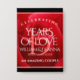Elegant 15th Rose Wedding Anniversary Celebration