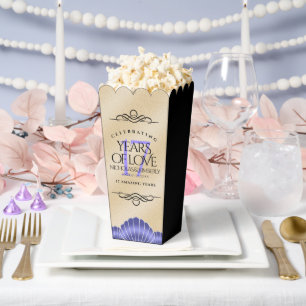 Elegant 17th Shells Wedding Anniversary Favor Box