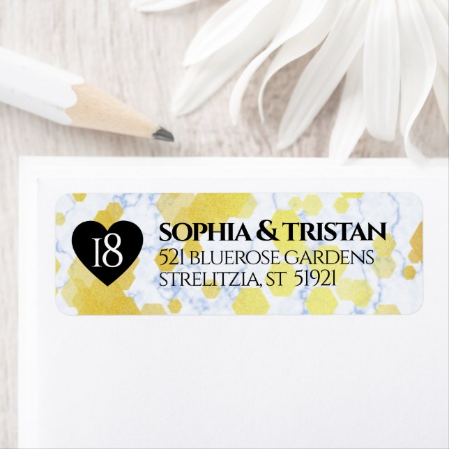Elegant 18th Porcelain Wedding Anniversary (Insitu)