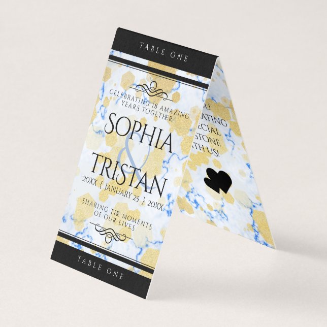 Elegant 18th Porcelain Wedding Anniversary (Front)