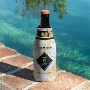 Elegant 18th Porcelain Wedding Anniversary Bottle Cooler