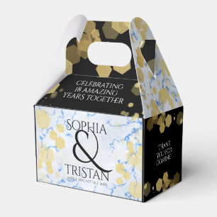 Elegant 18th Porcelain Wedding Anniversary Favor Box