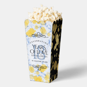 Elegant 18th Porcelain Wedding Anniversary Favor Box