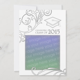 elegant 2015 graduation announcement