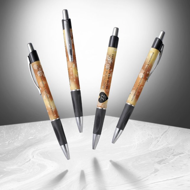 Elegant 22nd Copper Wedding Anniversary Pen (Elegant 22nd Copper Wedding Anniversary Pen Cover Photo)