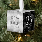 Élégant 25e anniversaire de Mariage d'argent