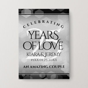 Elegant 25th Silver Wedding Anniversary