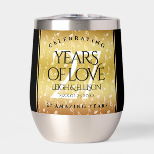 Elegant 27th Music Wedding Anniversary Celebration