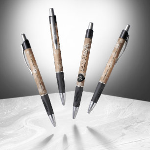 Elegant 28th Linen Wedding Anniversary Celebration Pen