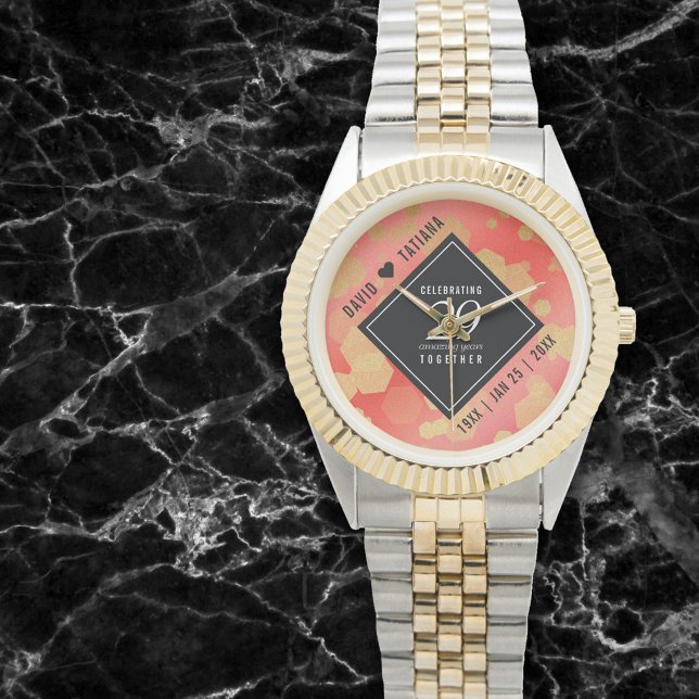 Elegant 29th Garnet Wedding Anniversary Watch (Creator Uploaded)