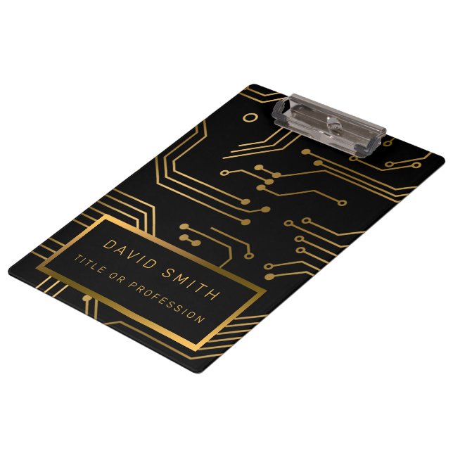 Elegant 2in1 Luxury Professional Business Card & Clipboard (Angled)