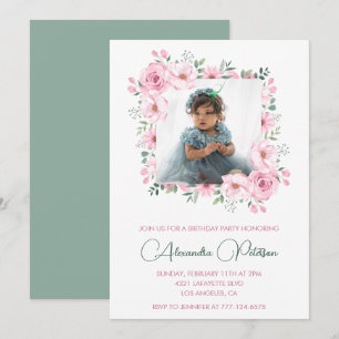 Elegant 2nd birthday invitations Photo Boho