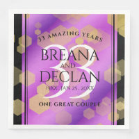 Elegant 33rd Amethyst Wedding Anniversary