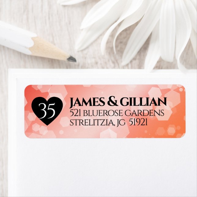 Elegant 35th Coral Wedding Anniversary Celebration (Insitu)