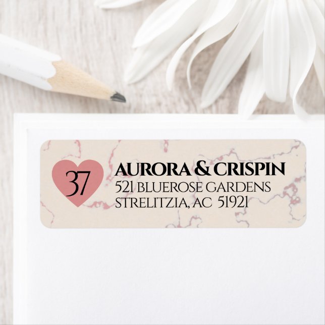 Elegant 37th Alabaster Wedding Anniversary (Insitu)