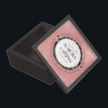 Elegant 37th Alabaster Wedding Anniversary Gift Box<br><div class="desc">Celebrate the 37th wedding anniversary with this commemorative keepsake box! Elegant black and white serif lettering with on creamy fine-grained white, rose gold marbled, and black backgrounds add a memorable touch for this special occasion and extraordinary milestone. Customize with the happy couple's names, years of marriage, and congratulatory messages for...</div>