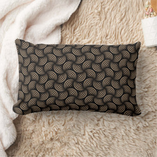 Elegant 3D Retro Pattern Lumbar Pillow
