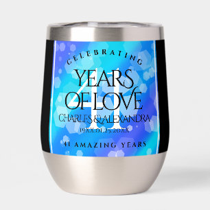 Elegant 41st Blue Topaz Wedding Anniversary