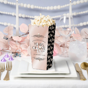 Elegant 46th Pearl Wedding Anniversary Celebration Favor Box