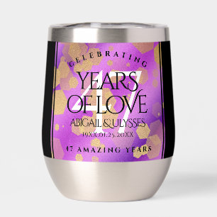 Elegant 47th Amethyst Wedding Anniversary