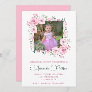 Elegant 4th birthday invitations Photo Boho 
