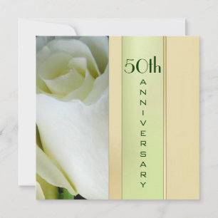 Elegant 50th Anniversary Invitation