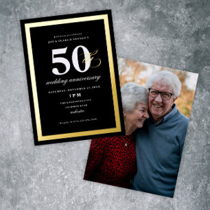 Elegant 50th Wedding Anniversary Party