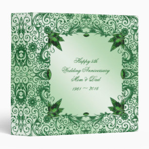 Elegant 55th Wedding Anniversary 1.5" Photo Binder