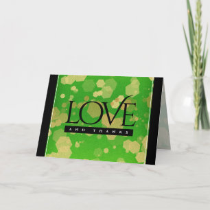 Elegant 66th Titanite Wedding Anniversary Thank You Card