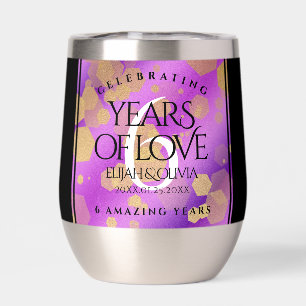 Elegant 6th Amethyst Wedding Anniversary