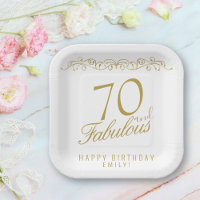 Elegant 70 and Fabulous 70th Birthday
