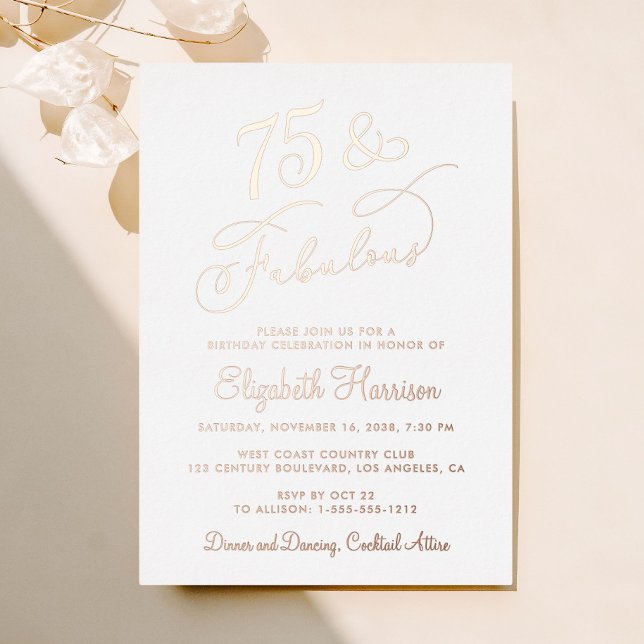 Elegant 75th Birthday Party (Creator Uploaded)